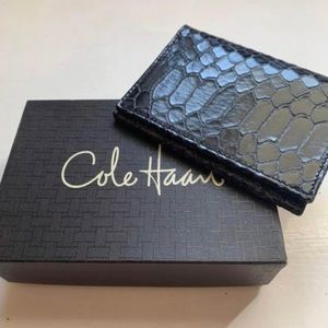 Cole Haan card holder gray